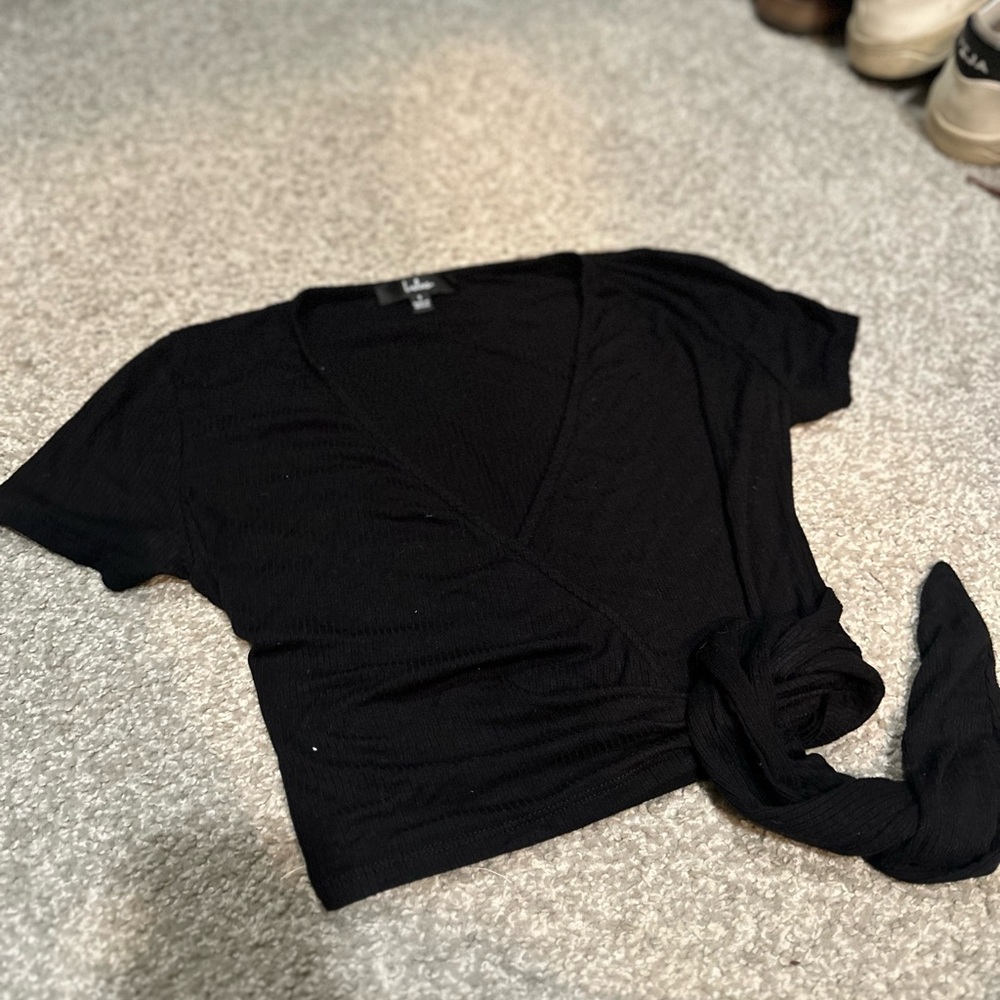 Lulus Crop Deep V Top